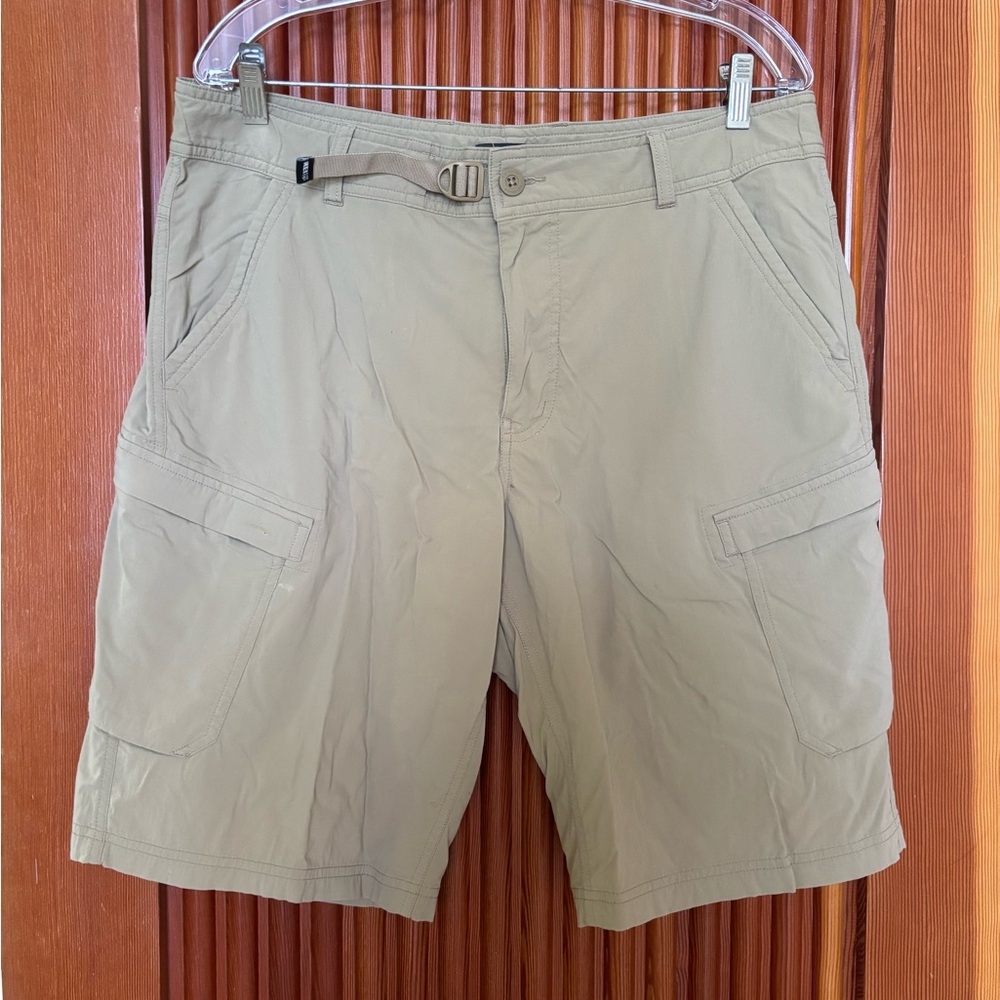 REI Tan Cargo Shorts Lightweight Cotton Classic Size 36